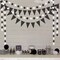 Cheerland Black and White Party Decoration (Triangle Circle Garland Kit)